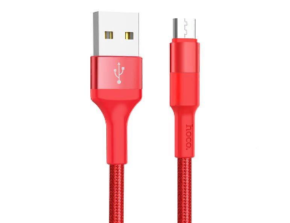 Изображение Кабель соединительный Hoco X26 Xpress USB 2.0 A Micro USB 2.0 B красный 1 м