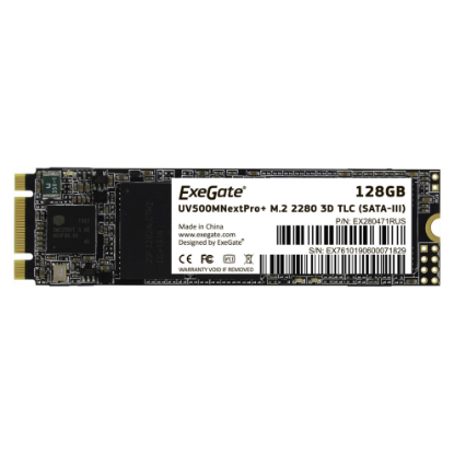 Изображение SSD диск ExeGate UV500MNextPro+ 128 Гб 2280 (EX280471RUS)