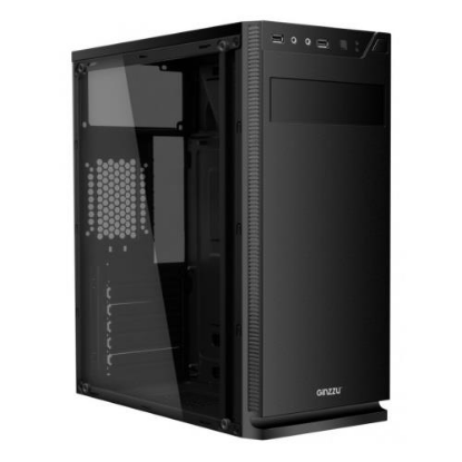 Изображение Корпус Ginzzu A250 (mATX, ATX, черный, без БП)/()