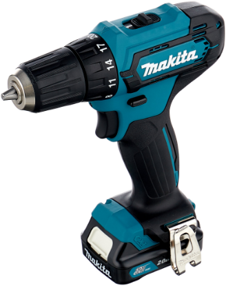 Изображение Шуроповерт Makita DF333DWAE (30 Н·м//Li-Ion/2 А.ч/12 В) ()