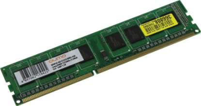 Изображение Оперативная память 4 GB DDR3 Qumo QUM3U-4G1333C9 (10600 МБ/с, 1333 МГц, CL9)