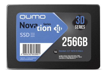 Изображение SSD диск Qumo Novation 3D 256 Гб 2.5" (Q3DT-256GSCY)