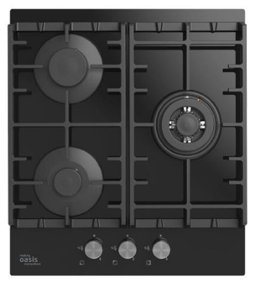 Изображение Варочная панель Oasis P-3GBT (B) (черный)