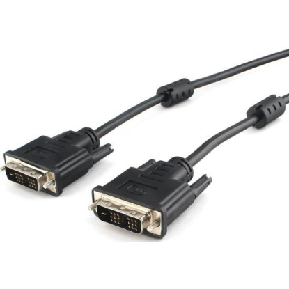 Изображение Кабель Cablexpert CC-DVIL-BK-6 DVI-D-DVI-D (черный) (1,8 м)