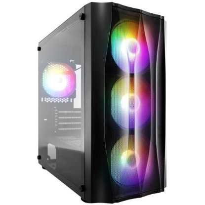 Изображение Корпус 1STPLAYER FIREBASE X3-M (mATX, Mini-ITX, черный, без БП)/()