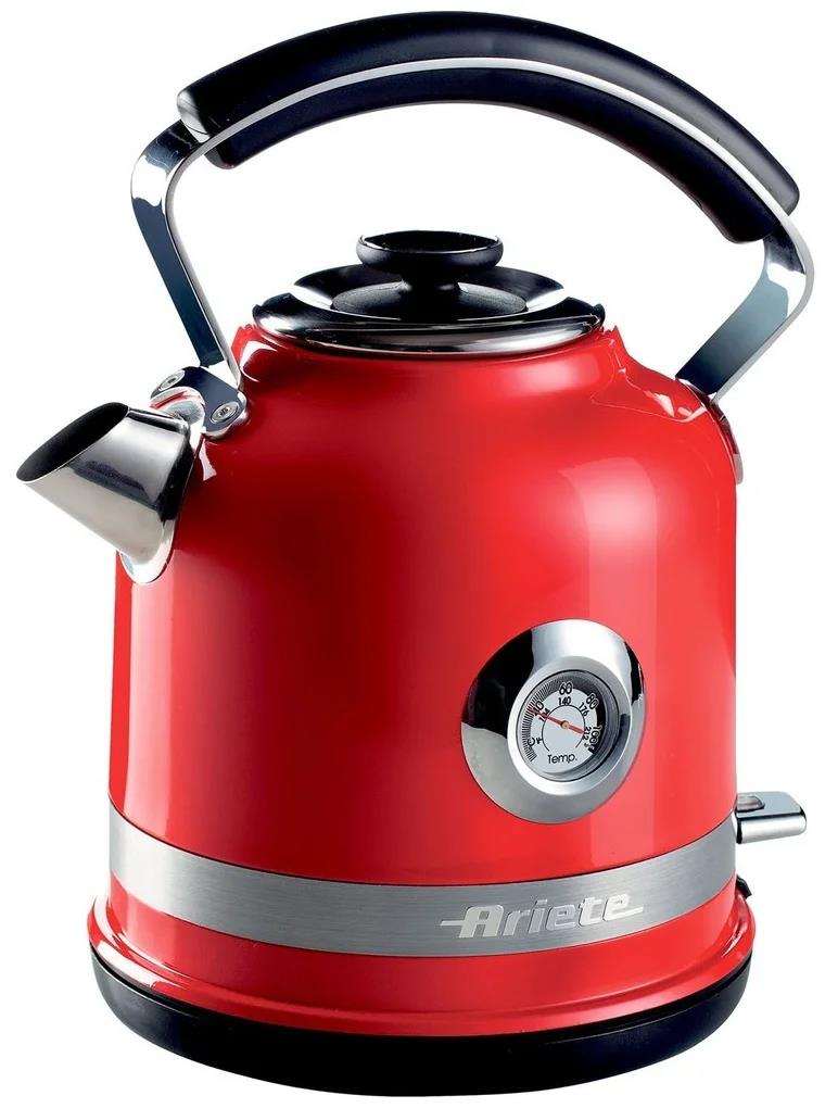 Изображение Электрический чайник Ariete Moderna 2854 (2000 Вт/1,7 л /металл/красный)