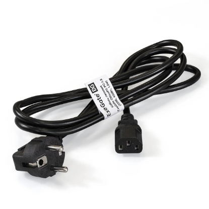 Изображение Кабель питания ExeGate PC-1,8 OfficePC 450W CEE 7/7 IEC 320 C13 черный 1,8 м