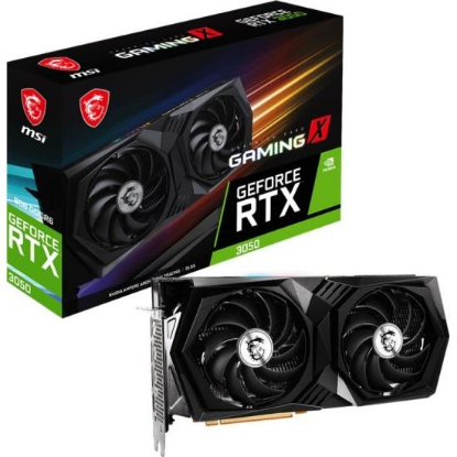 Изображение Видеокарта MSI GeForce RTX 3050 GAMING X 8 Гб (NVIDIA GeForce RTX 3050, GDDR6)/()