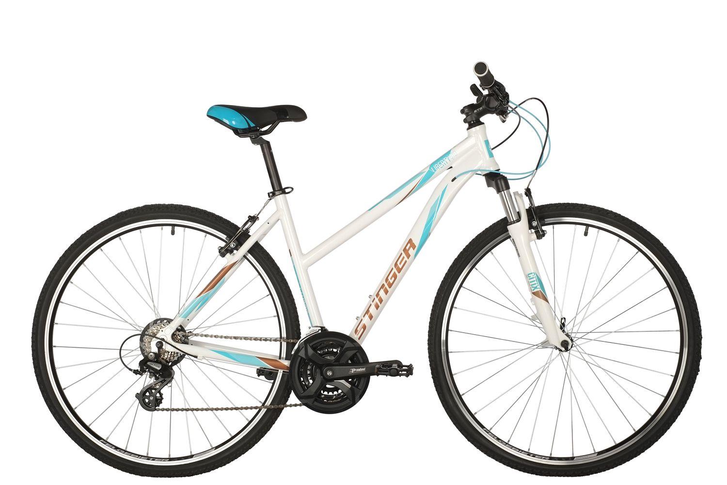 Изображение Велосипед STINGER Liberty STD 28 52см (белый/28 "/)-2021 года 700AHV.LIBERTSTD.52WH1 (146885)