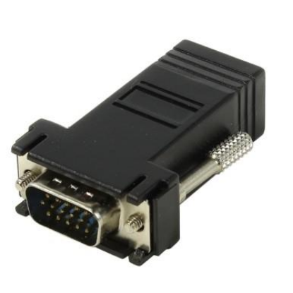 Изображение Удлинитель Espada EVGAM VGA-RJ-45 (черный) ()