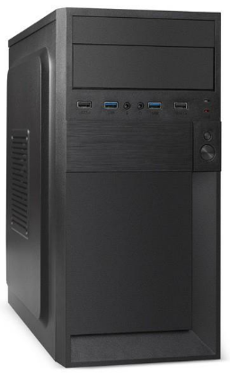 Изображение Корпус ExeGate BAA-105U2-01-AAA400 (mATX, черный, 400 Вт)/(EX291146RUS)