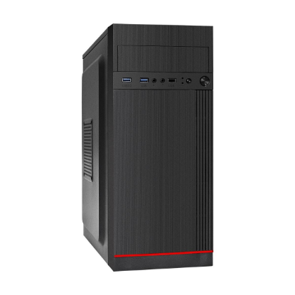 Изображение Корпус ExeGate AA-442U2-AA450 (ATX, черный, 450 Вт)/(EX290189RUS)