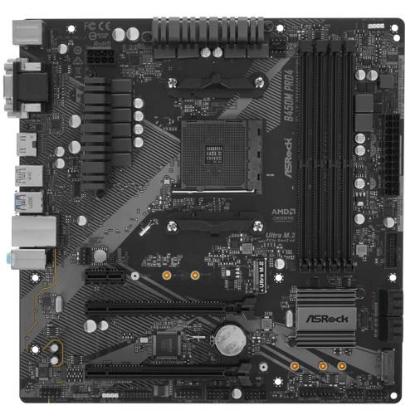 Изображение Материнская плата AM4 ASRock B450M Pro4 R2.0