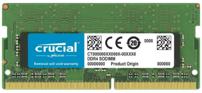 Изображение Оперативная память 1x32 GB DDR4 Crucial CT32G4SFD832A (25600 МБ/с, 3200 МГц, CL22)