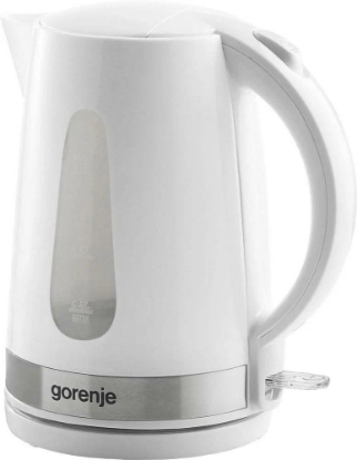 Изображение Электрический чайник Gorenje K17WE (2200 Вт/1,7 л /металл, пластик/белый)