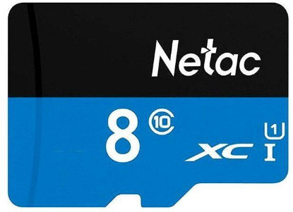 Изображение Карта памяти NETAC MicroSDHC P500 Class 10 8 Гб  NT02P500STN-008G-S