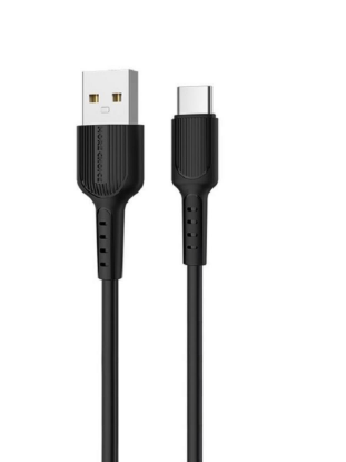 Изображение Кабель соединительный More Choice K26a USB 2.0 A USB Type-C черный 1 м