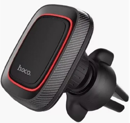 Изображение ДЕРЖАТЕЛИ АВТОМОБИЛЬНЫЕ HOCO CA23 в воздуховод магнит черный