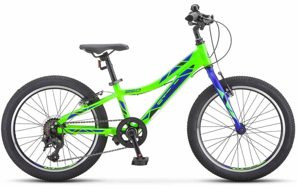Изображение Велосипед Stels Pilot 250 Gent 20 V020 (неоновый-зеленый/20 "/10.0 ")-2021 года LU095572*LU088326