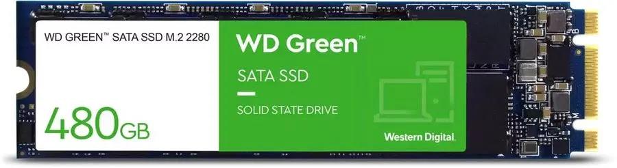 Изображение SSD диск Western Digital Green 480 Гб 2280 (WDS480G3G0B)