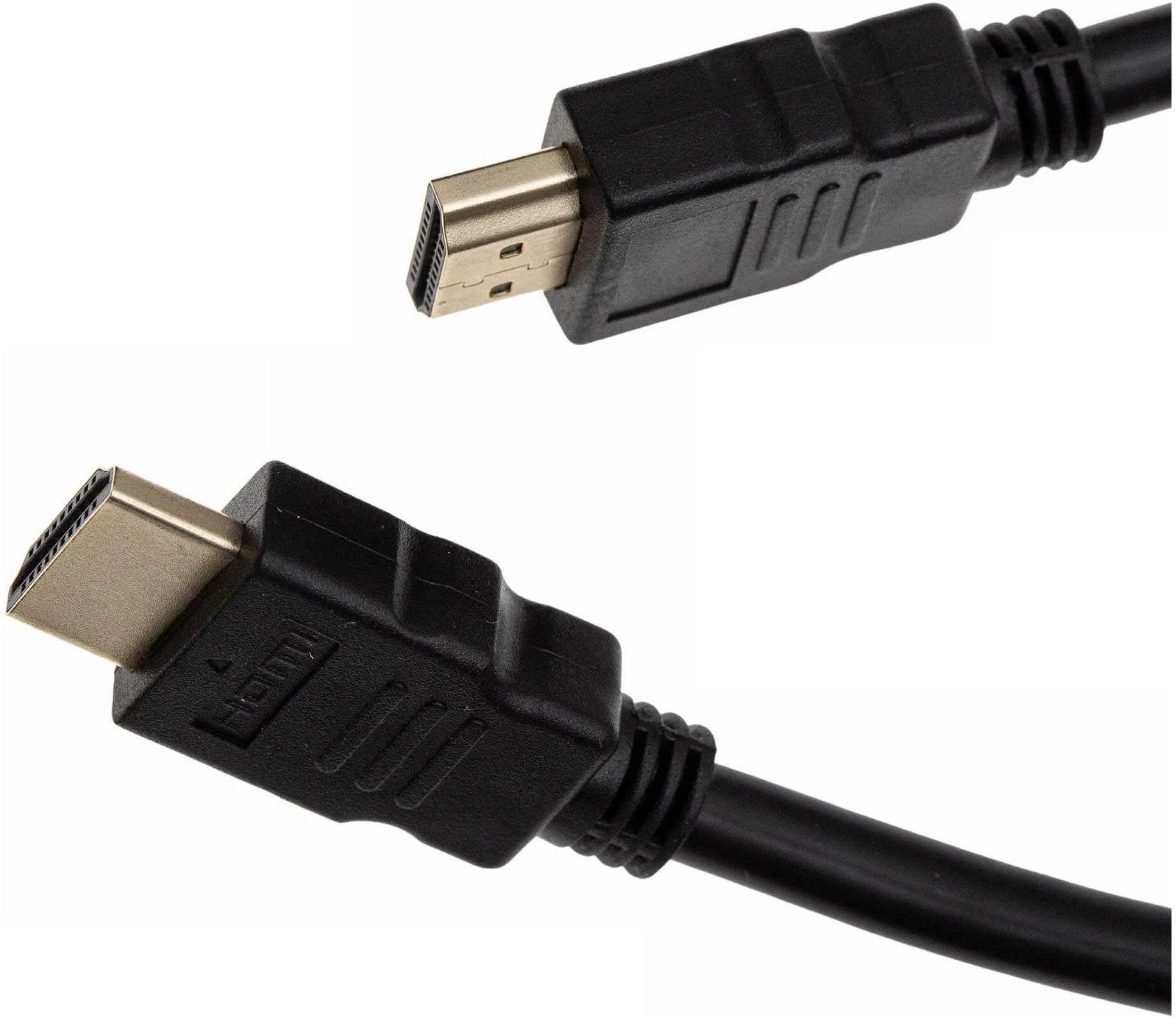 Изображение Кабель Cactus CS-HDMI.1.4-2 HDMI-HDMI (черный) (2 м)