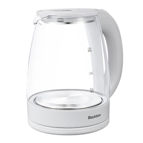 Изображение Электрический чайник Blackton Bt KT1800G (1500 Вт/1,8 л /стекло, пластик/белый)