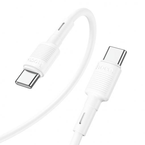 Изображение Кабель соединительный Hoco X83 Victory USB-C USB Type-C белый 1 м