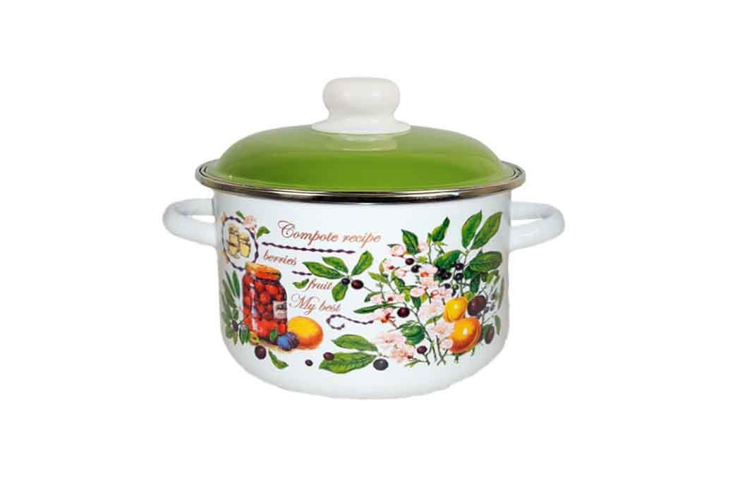 Изображение Кастрюля ЭМАЛЬ Вкусный компот 6RD181M (3 л )