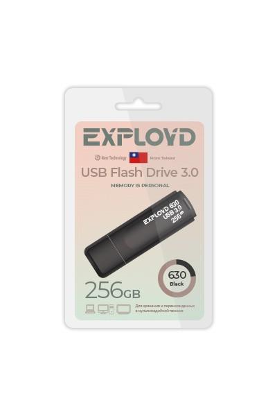 Изображение USB flash Exployd 630,(USB 3.0/256 Гб)-черный ()