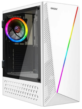 Изображение Корпус Ginzzu SL220 (mATX, ATX, Mini-ITX, белый, без БП)/()