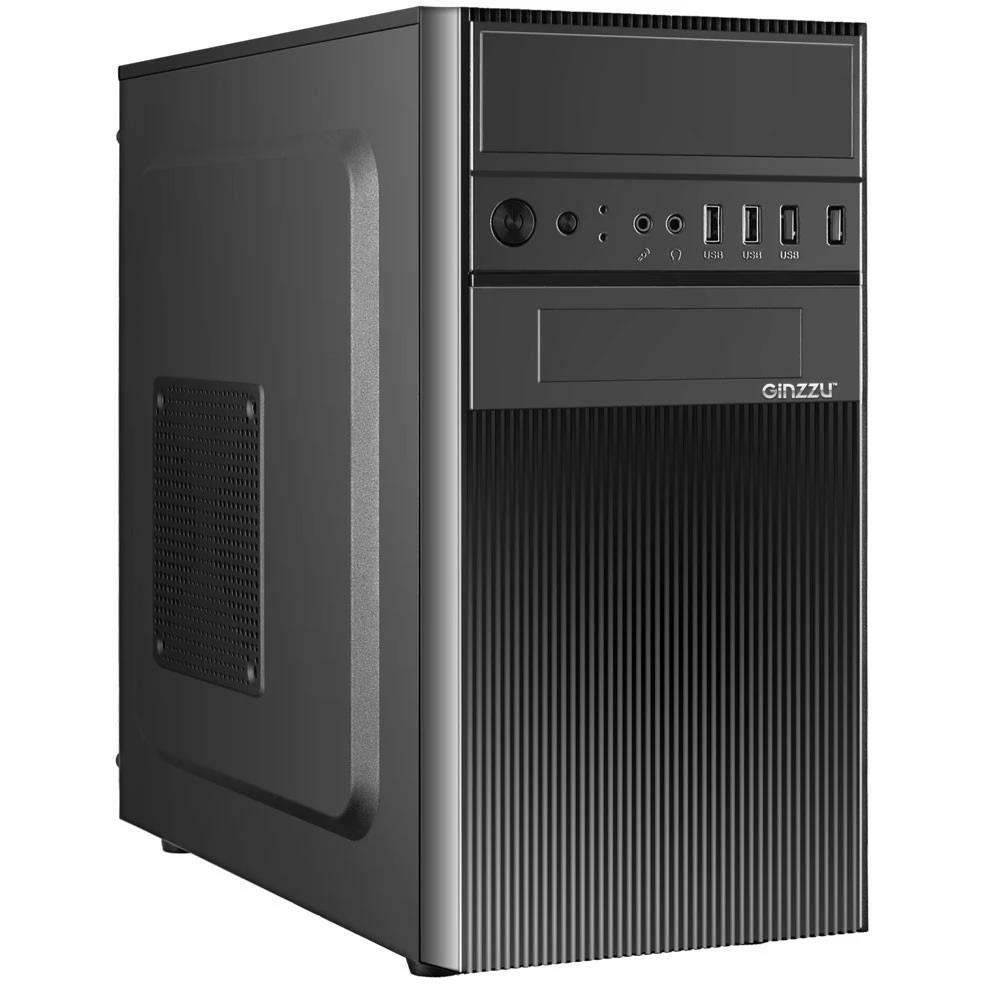 Изображение Корпус Ginzzu D190 (mATX, Mini-ITX, черный, без БП)/()