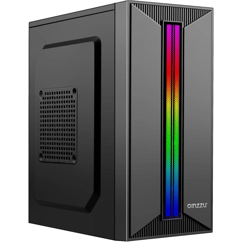 Изображение Корпус Ginzzu B350 (mATX, Mini-ITX, черный, без БП)/()