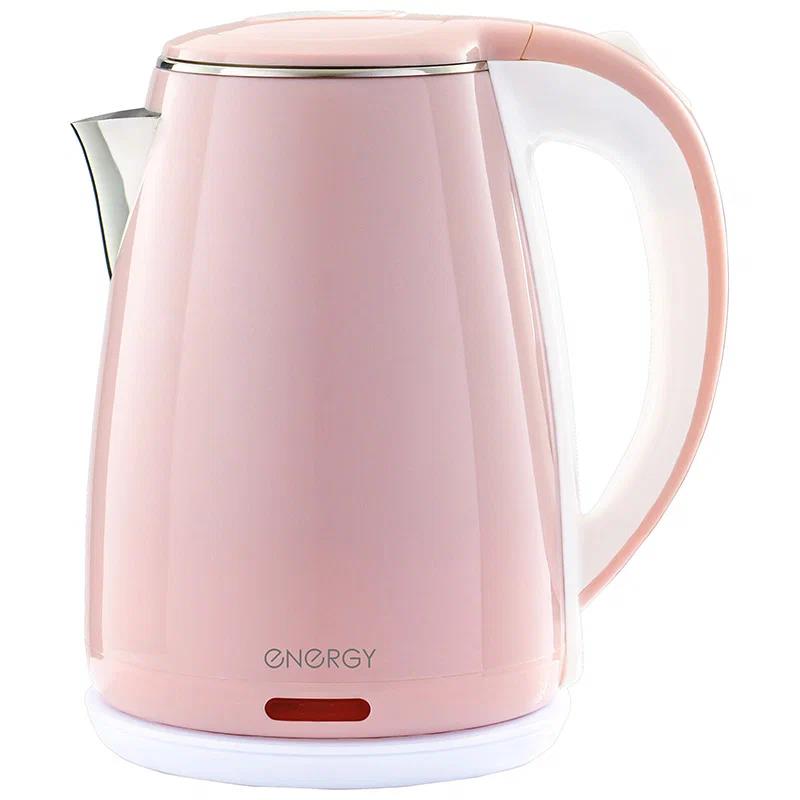 Изображение Электрический чайник Energy E-261 (1500 Вт/1,8 л /пластик, нержавеющая сталь/розовый)