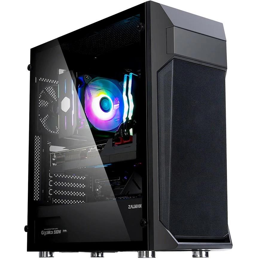 Изображение Корпус Zalman Z1 Plus (mATX, ATX, mBTX, черный, без БП)/()