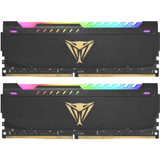 Изображение Оперативная память 2x16 GB DDR4 Patriot Viper Steel RGB (28800 МБ/с, 3600 МГц, CL20)