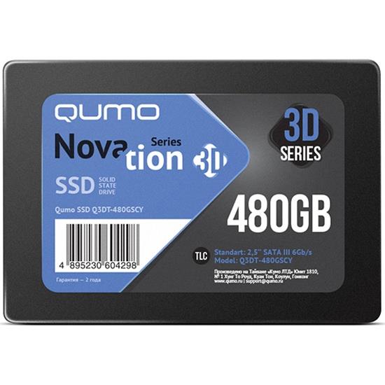 Изображение SSD диск Qumo Novation 480 Гб 2.5" (Q3DT-480GSСY)