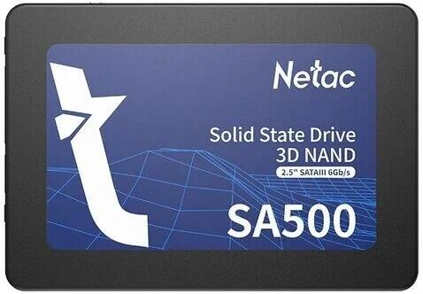 Изображение SSD диск NETAC SA500 480 Гб 2.5" (NT01SA500-480-S3X)