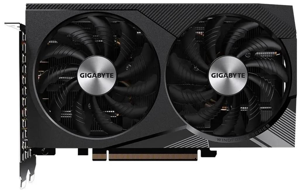 Изображение Видеокарта GIGABYTE NVIDIA GeForce RTX 3060 12 Гб (NVIDIA GeForce RTX 3060, GDDR6)/(GV-N3060WF2OC-12GD 2.0)