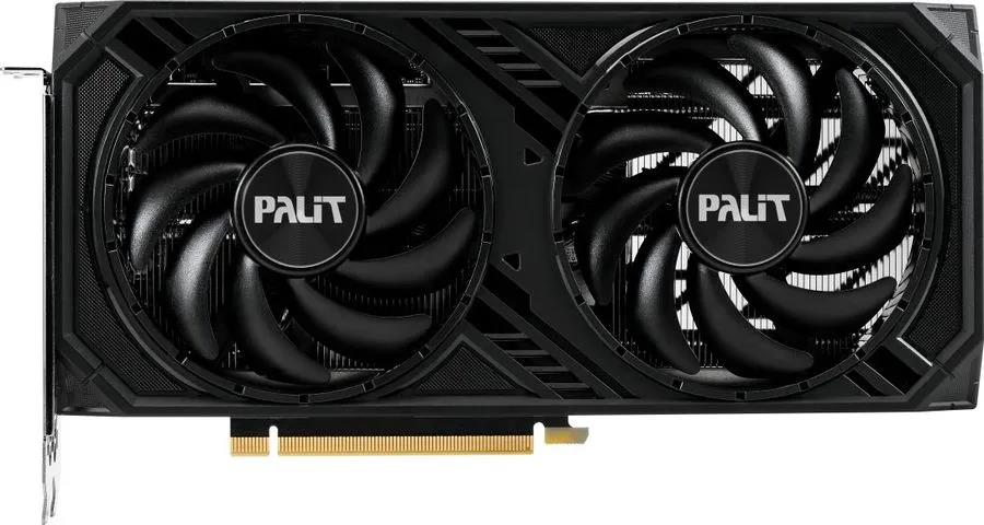 Изображение Видеокарта Palit GeForce RTX 4060 Ti Dual OC 8 Гб (NVIDIA GeForce RTX 4060TI, GDDR6)/(NE6406TT19P1-1060D)