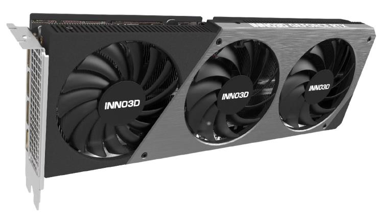 Изображение Видеокарта Inno3D NVIDIA GeForce RTX 4060 Ti X3 OC 8 Гб (NVIDIA GeForce RTX 4060TI, GDDR6)/(N406T3-08D6X-171153L)