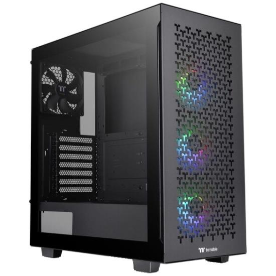 Изображение Корпус Thermaltake V350 TG ARGB Air (mATX, ATX, Mini-ITX, черный, без БП)/(CA-1S3-00M1WN-03)