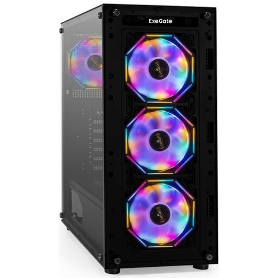 Изображение Корпус ExeGate i3 BASE-NPX700 (mATX, ATX, Mini-ITX, черный, 700 Вт)/(EX294979RUS)