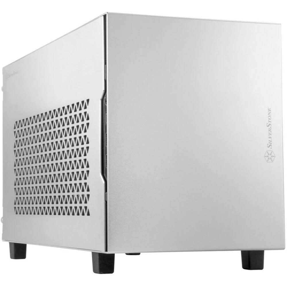 Изображение Корпус SilverStone Sugo 15 (Mini-ITX, Mini-DTX, серебристый, без БП)/(SST-SG15S)