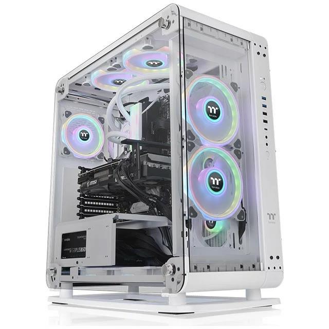 Изображение Корпус Thermaltake Core P6 TG (mATX, ATX, Mini-ITX, SSI CEB, белый, без БП)/(CA-1V2-00M6WN-00)