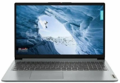 Изображение Ноутбук Lenovo IdeaPad IdeaPad 1 (Intel N4020 1100 МГц/ SSD 128 ГБ  /RAM 4 ГБ/ 15.6" 1920x1080/VGA встроенная/ Windows 11 Home) (82V700DURK)