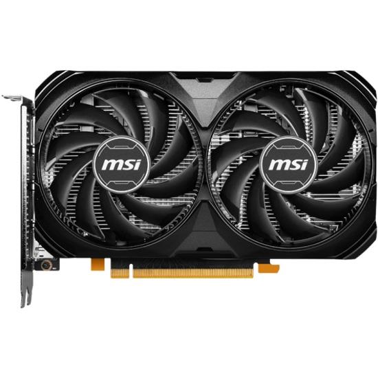 Изображение Видеокарта MSI GeForce RTX 4060 VENTUS 2X BLACK OC 8 Гб (NVIDIA GeForce RTX 4060, GDDR6)/(RTX 4060 VENTUS 2X BLACK 8G OC)