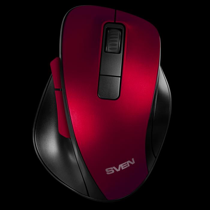 Изображение Мышь Sven RX-525SW красный