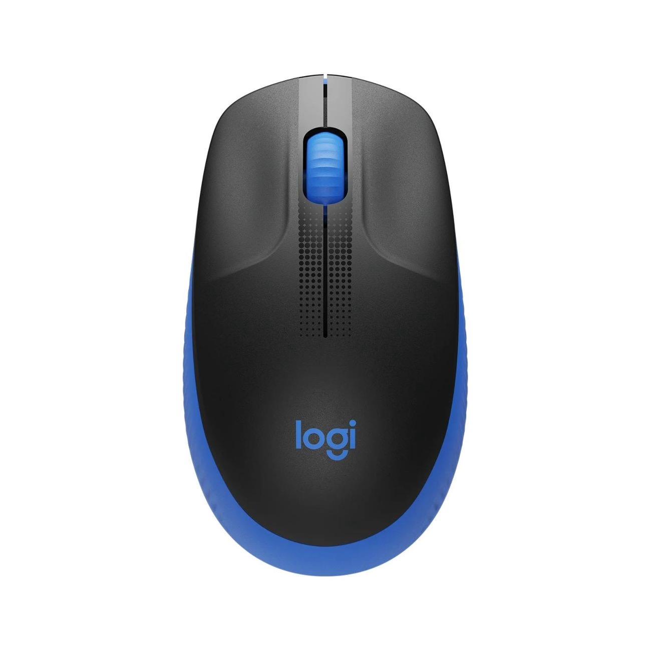 Изображение Мышь Logitech M190 синий, черный