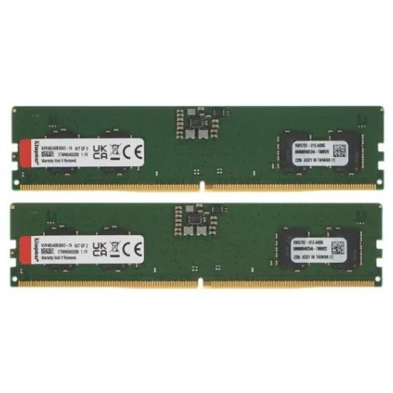 Изображение Оперативная память 2х8 GB DDR5 Kingston KVR48U40BS6K2-16 (38400 Мб/с, 4800 МГц, CL40)