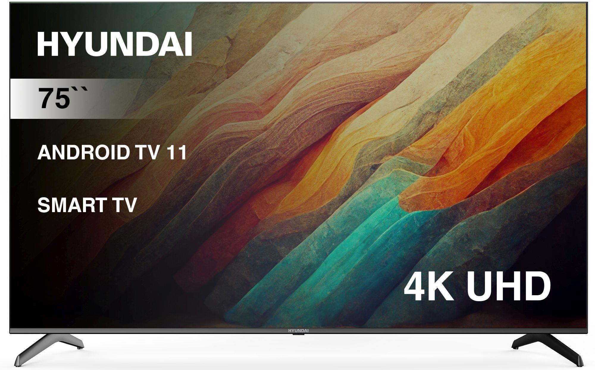 Изображение Телевизор Hyundai H-LED75BU7006 75" HDR, 4K Ultra HD Smart TV черный